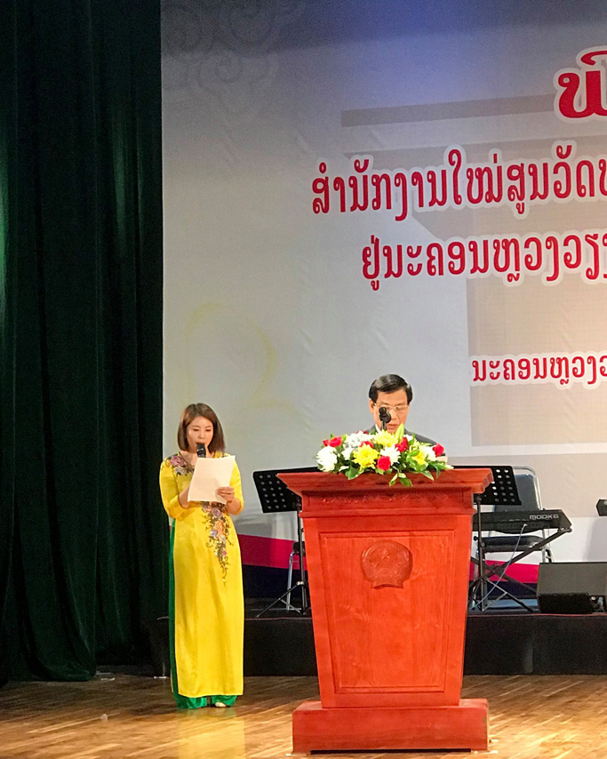 Khai Truong Tru So Moi Ttvh Vn Tai Lao 02