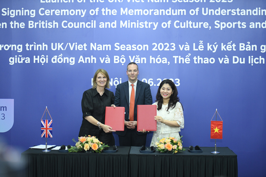 Ky Ket Ban Ghi Nho Hop Tac Giua Bo Van Hoa The Thao Va Du Lich Va Hoi Dong Anh Tai Viet Nam 02