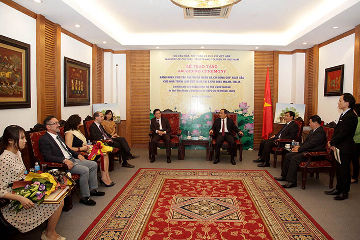 Trao Bang Khen Expo2015milano 01