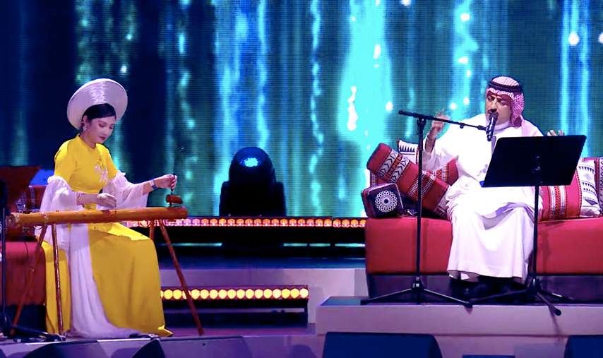 Expo2020 Dau Bau Lan Dau Hoa Tau Cung Am Nhac Truy Thong Trung Dong 03