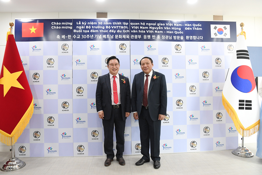 Bo Truong Nguyen Van Hung Tham Va Lam Viec Tai Van Phong Dai Dien Xuc Tien Du Lich Viet Nam Tai Han Quoc 01