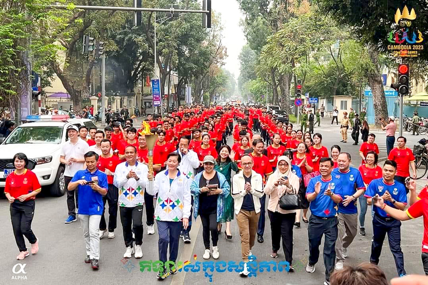 Viet Nam Va Campuchia To Chuc Le Ruoc Duoc Sea Games 32 08