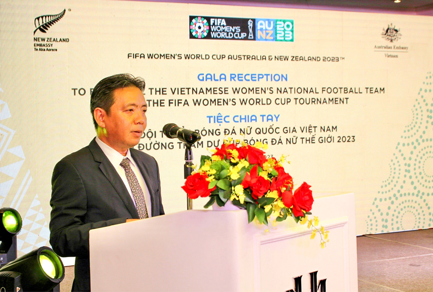 Tiec Chuc Mung Doi Tuyen Bong Da Nu Quoc Gia Viet Nam Len Duong Tham Gia World Cup 2023 03