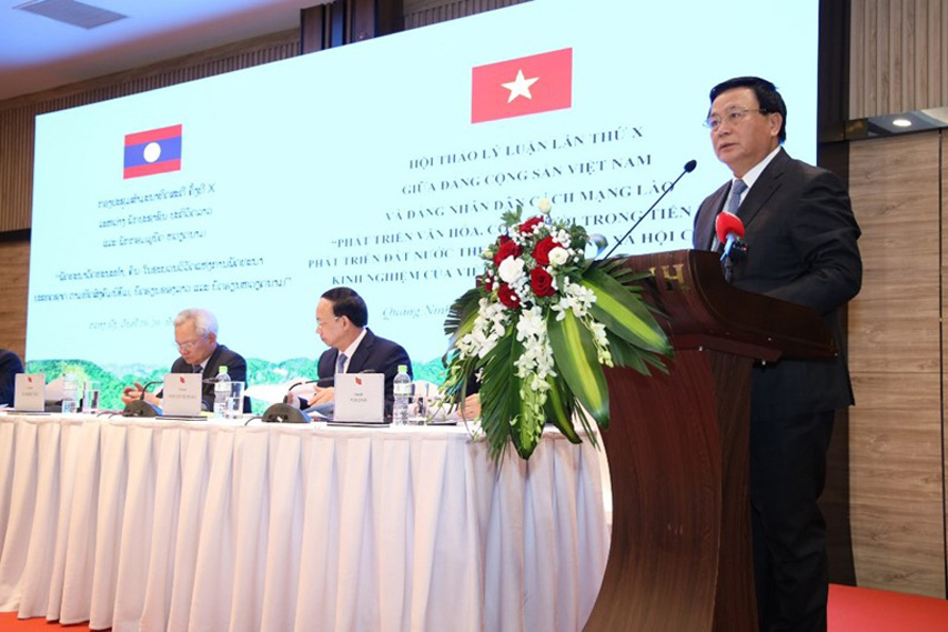 Viet Nam Lao Tang Cuong Cong Tac Nghien Cuu Ly Luan Ve Phat Trien Van Hoa Va Con Nguoi 02