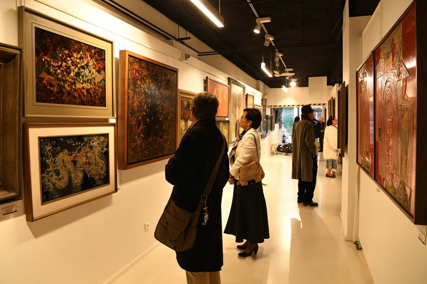 Trien Lam Tranh San Pham Son Mai Viet Nam To Chuc Tai Paris 06