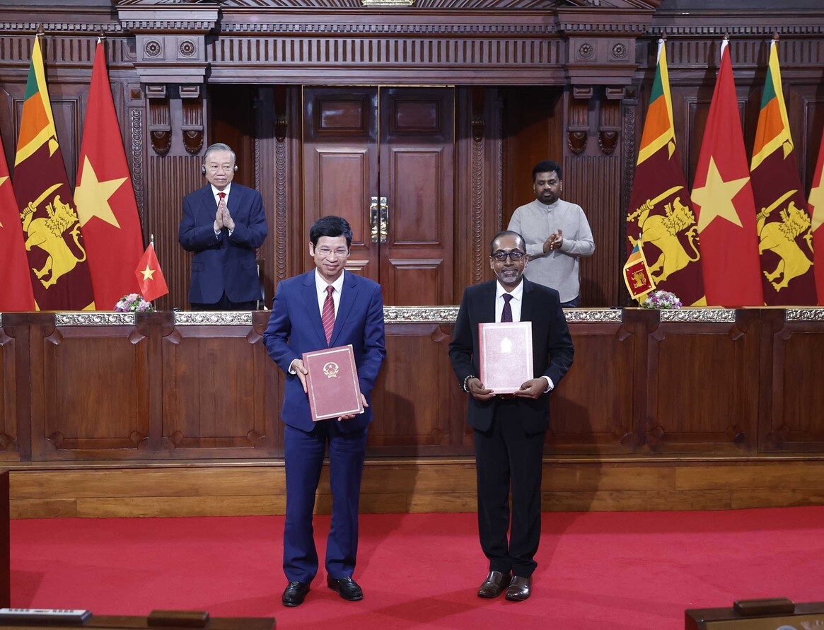 Tổng Bí Thư, Chủ Tịch Nước Tô Lâm Và Tổng Thống Anura Kumara Dissanayake Chứng Kiến Lễ Trao Các Văn Kiện Hợp Tác